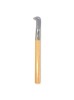 Johnson Tools Opani Stone / Aragonite Stone with Wooden Handle For Gold Shining/Cleaning Works (Curved Mouth)