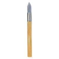 Johnson Tools Opani Stone / Aragonite Stone with Wooden Handle For Gold Shining/Cleaning Works (Pointed Mouth)