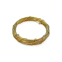 Johnson Tools 23 Gauge (0.610 mm) Pure Brass Wire (9gms) For Jewellery Making, Repairing, Artistic Works