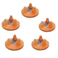 Johnson Tools Clay Stand / Desi Mitti Stand For All Type of Industrial Crucibles (Pack of 5) (Small (6 cm))