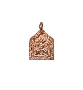 Johnson Tools Hanuman ji Copper Pendant (Ful) in Rajasthani Design For Male and Female (Pack of 5 pcs)