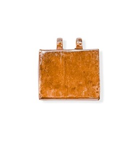 Johnson Tools Plain Copper Rectangle Tabiz Pendant (Chouki) for Women Men and Children (Medium Size) (5)