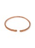 Johnson Tools Rajasthani Design Pure Copper Bangle / Tamba Kada For Men or Women for Astrology Ayurved (3.8mm Thickness)