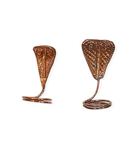 Johnson Tools Nag Nagin Joda/Snake Pair Set in Pure Copper For Kal Sarp Dosha, Pooja and Shivling (Size - 3X1.5X1.2)