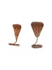 Johnson Tools Nag Nagin Joda/Snake Pair Set in Pure Copper For Kal Sarp Dosha, Pooja and Shivling (Size - 3X1.5X1.2)