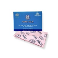 Johnson Tools Silver Polishing Cloth (Town Talk) with Anti-tarnish Protection (Size 12.5X17.5 cm)