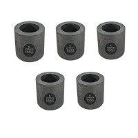 Johnson Tools 55x55mm Carbon Crucible For Casting, Melting, Refining Gold, Silver, Copper, Aluminium, Brass (5)