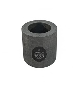 Johnson Tools 80X80mm Carbon Crucible For Casting, Melting, Refining Gold, Silver, Copper, Aluminium, Brass (1)