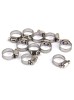 Johnson Tools Adjustable Fuel Petrol Pipe Hose Clips Stainless Spring Clamps(Size - 13 to 19 mm) (40)