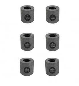 Johnson Tools 30x30mm Carbon Crucible For Casting, Melting, Refining Gold, Silver, Copper, Aluminium, Brass (Dark Grey, 6)