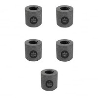 Johnson Tools 30x30mm Carbon Crucible For Casting, Melting, Refining Gold, Silver, Copper, Aluminium, Brass (Dark Grey, 5)