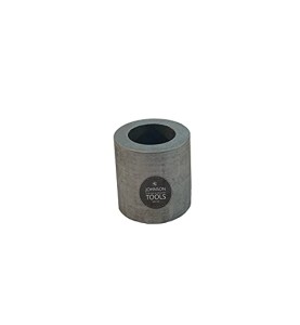 Johnson Tools 30x30mm Carbon Crucible For Casting, Melting, Refining Gold, Silver, Copper, Aluminium, Brass (Dark Grey, 1)