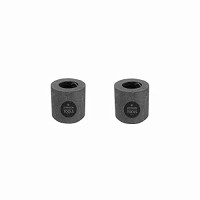 Johnson Tools 30x30mm Carbon Crucible For Casting, Melting, Refining Gold, Silver, Copper, Aluminium, Brass (Dark Grey, 2)