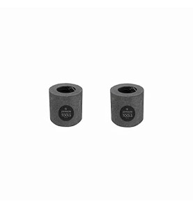 Johnson Tools 30x30mm Carbon Crucible For Casting, Melting, Refining Gold, Silver, Copper, Aluminium, Brass (Dark Grey, 2)