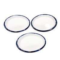 Johnson Tools Small Enamel Plate/Enamelware Plate (Flat) for Gold and Silver Jewellery Works, Surgical Works and Food Works (3)