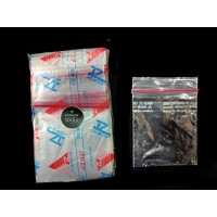 Johnson Tools Thick 51plus Micron Plastic Zip Lock Pouch Bags/Zipper Bags(3x4, 300)