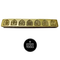 Johnson Tools Squre Shape Thappa/Sancha/Mold of Bronze For Design Jewellery Locket/Pendel Making.