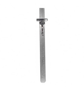 Johnson Tools Kristeel Stainless Steel Ruler with Detachable Iron Clip For Depth Gauge Metric and English Measurement Works (Size 6 Inch/150mm)