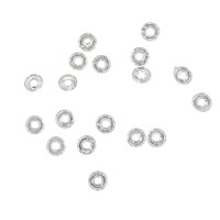 Johnson Tools Flat Clear Plastic Ear Back Stoppers/push buttons/Findings Stud Earring Plugs For Gold And Silver Earrings (200)