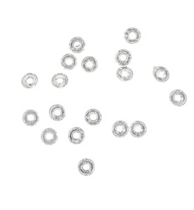 Johnson Tools Flat Clear Plastic Ear Back Stoppers/push buttons/Findings Stud Earring Plugs For Gold And Silver Earrings (200)