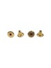 Johnson Tools Brass Bullet Clutch Earring Back or Backings Studs/Push Button For Womens (200)