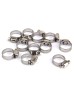 Johnson Tools Adjustable Fuel Petrol Pipe Hose Clips Stainless Spring Clamps(Size - 13 to 19 mm) (10)