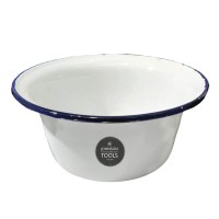 Johnson Tools 25 No. Classic Enamelware Bowl for Gold and Silver Jewelry, Surgical Works and Other Dynamic Works (White)