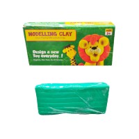 Johnson Tools Green Modelling Clay For Professional Artists, Children, Jewellery Works 1kg (Pack of 5)