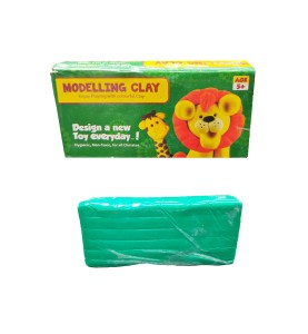 Johnson Tools Green Modelling Clay For Professional Artists, Children, Jewellery Works 1kg (Pack of 5)