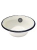 Johnson Tools Enamelware Modern Bowl , Color-White, Size - 12 no (one Dozen)