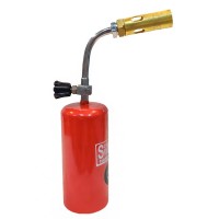 Johnson Tools Portable Gas Torch, Burner, Lighter, Flamethrower, Soldering, Melting, Heating Tool Innovated Multipurpose Refillable Good Flame, 220 mm