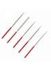 Johnson Tools Needle Diamond File Set for Metal, Glass, Stone, Jewelry, Art and Craft Works (140mm, 5 Pieces)