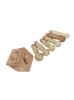 Johnson Tools Wooden Dapping Block/Doming Block/Wooden Block With Set Of Wooden Doming Punch/Gudaila Set