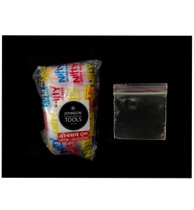 Johnson Tools Thick 51plus Micron Plastic Zip Lock Pouch Bags/Zipper Bags (2x2 inch, 400)