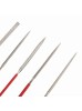 Johnson Tools Needle Diamond File Set for Metal, Glass, Stone, Jewelry, Art and Craft Works (140mm, 5 Pieces)