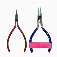 Johnson Tools Mini Super Long/Round Nose Bending Plier for Jewellery Making/Repairing (Mini Nose and Mini Round Nose 5")