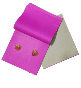 Johnson Tools Pink Paper For Jewellery Packing/Tying- Pack of 4, Color-Pink, Size 6.5X5.8"