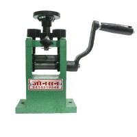 Johnson Tools Iron and Cast Iron Zigzag Machine For Gold and Silver Jewellery Works (Green, 50 Teeth Per Roller)