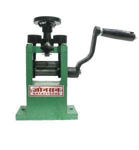 Johnson Tools Iron and Cast Iron Zigzag Machine For Gold and Silver Jewellery Works (Green, 50 Teeth Per Roller)