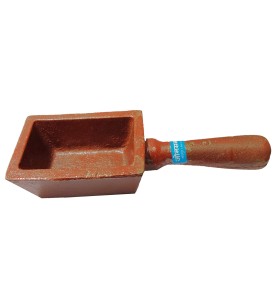 Johnson Tools Ingot Mold For Melting Casting Refining Gold, Silver, Brass, Aluminium or Other Scrap (3 number, 3kg capacity)