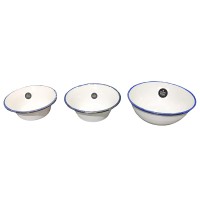 Johnson Tools Set of Enamel Bowl/Tam-chini Pyala For Gold and Silver Jewellery Works, Surgical Works and Other Dynamic Works - 3 pcs