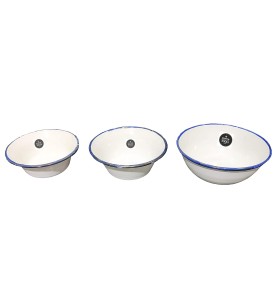 Johnson Tools Set of Enamel Bowl/Tam-chini Pyala For Gold and Silver Jewellery Works, Surgical Works and Other Dynamic Works - 3 pcs