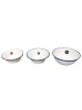 Johnson Tools Set of Enamel Bowl/Tam-chini Pyala For Gold and Silver Jewellery Works, Surgical Works and Other Dynamic Works - 3 pcs