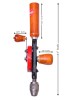 Johnson Tools Steel 226 1/4 Hand Drill Machine (Red)