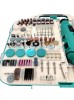 Johnson Tools Mini Rotary Tool Kit with 138 Pieces Accessories Grinds for Cutting Drilling of Die Grinder (3 mm)