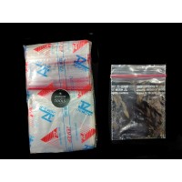 Johnson Tools Thick 51plus Micron Plastic Zip Lock Pouch Bags/Zipper Bags (3x4 inch, 400)