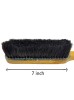 Johnson Tools Cleaning Duster Brush with Soft and Long Real Hair Bristles for Table Cleaning, Car Seats, Carpet, Mats, Multi-Purpose Use