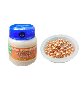 Johnson Tools Imported Gold Mix Quality Shiny Pure Round Italian Copper Small balls/bolls (250gms)