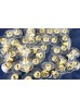 Johnson Tools Golden Bullet Clutch Earring Backs With Silicone Pad Earring Backings Studs/Push Button For Womens (100 Pcs)