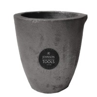 Johnson Tools 4 no Casting Clay Graphite Crucible For Gold Silver Copper Brass Aluminum Foundry Furnace Torch Melting-5.5 to 6kg approx